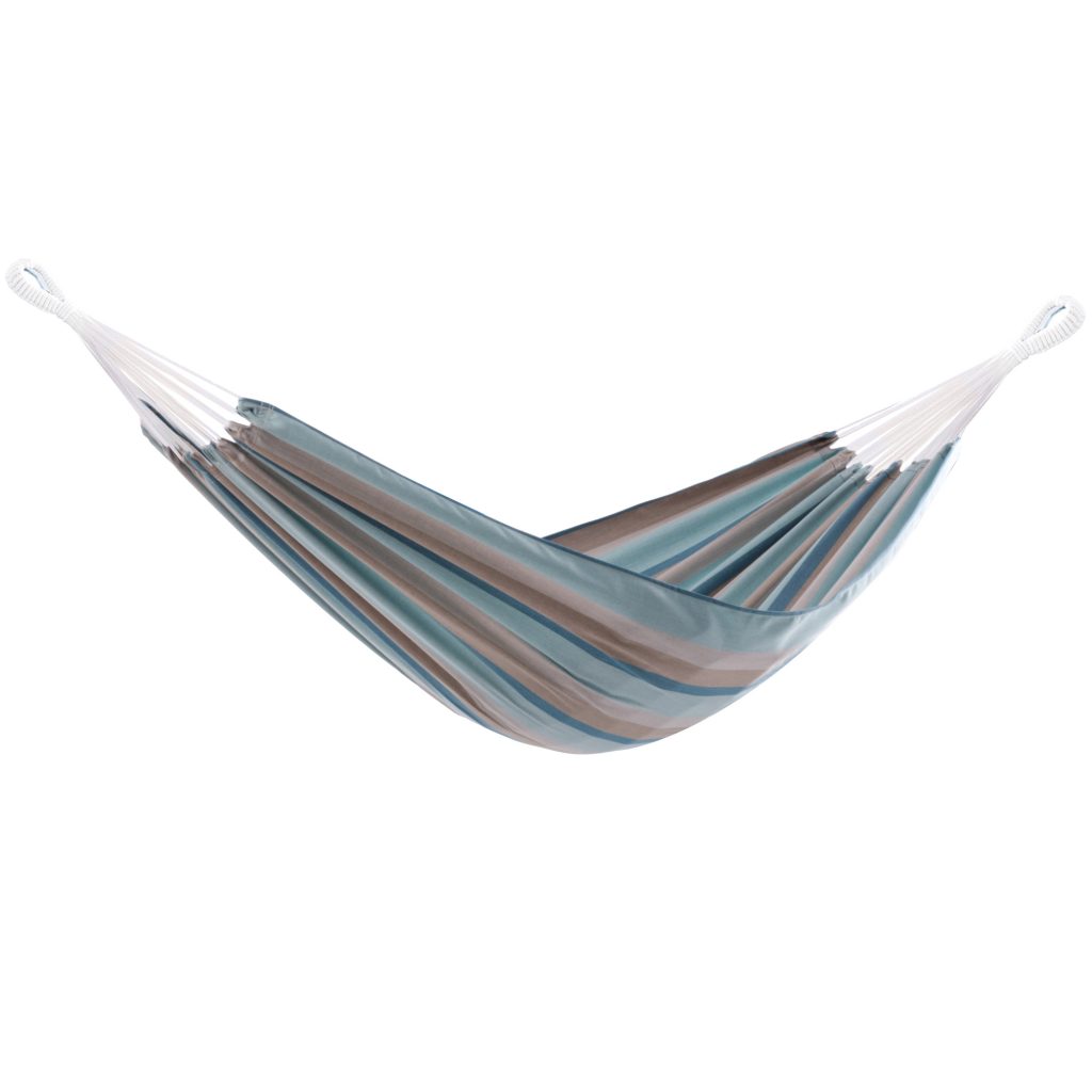 Brazilian Sunbrella Double Hammock - Gateway Mist