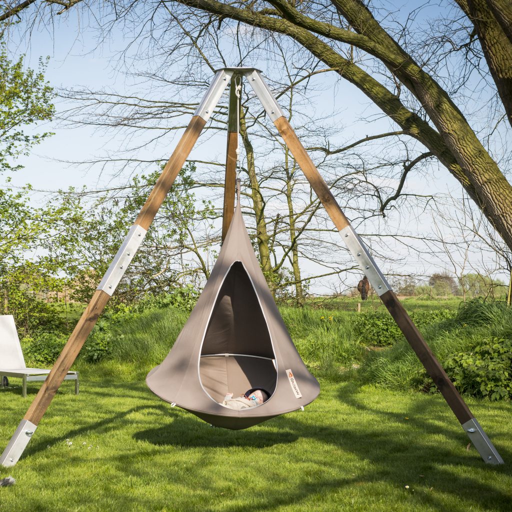 Cacoon DOMO Hängezelt Light Blue - Baumhaus Für Kinder 1,5m