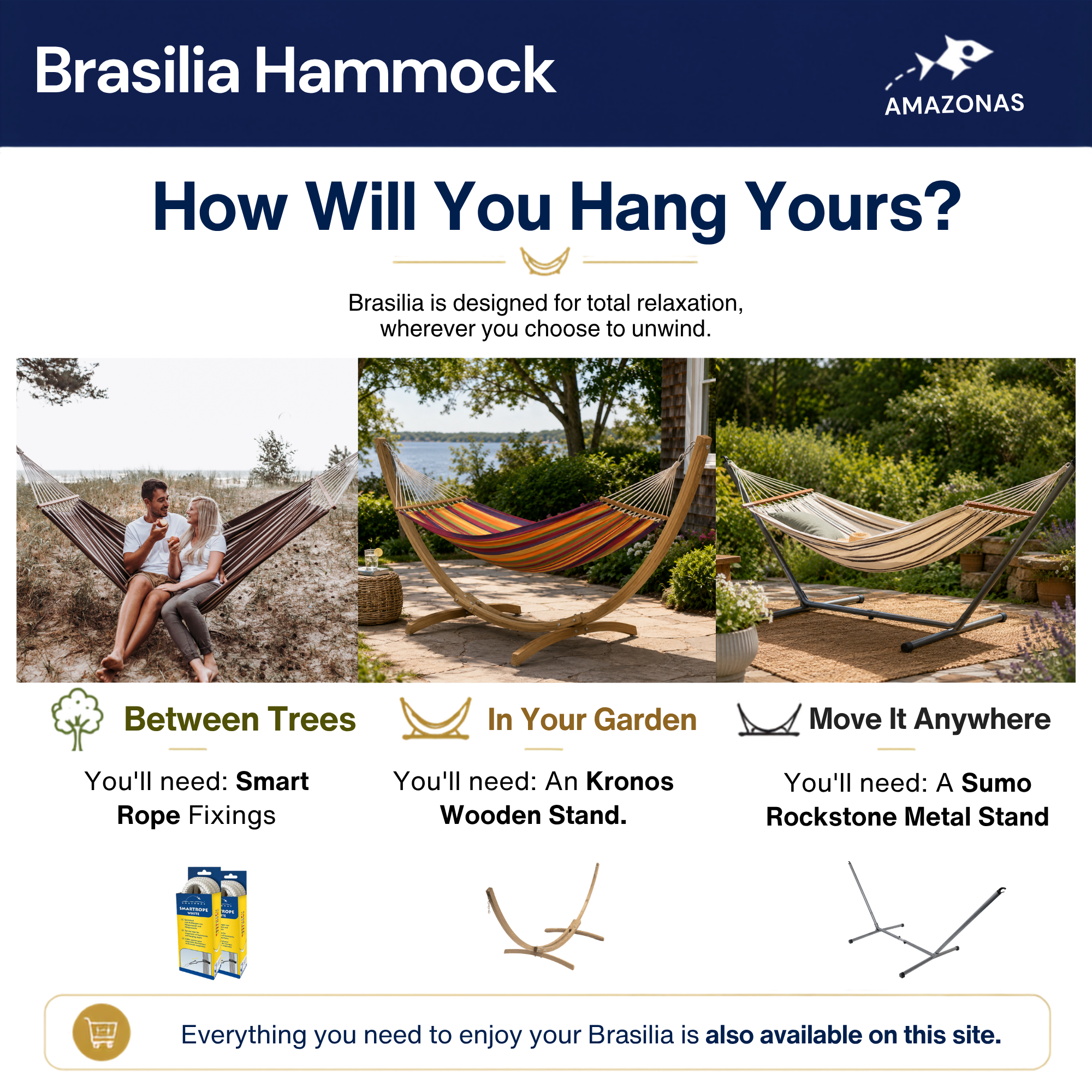 Brasilia Cappuccino Hammock - Image 5