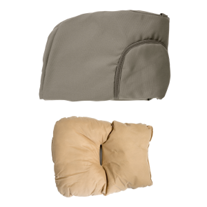 Globo Taupe Hanging Chair & Stand Set - Image 4
