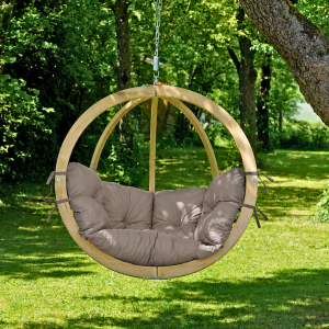 Globo Hanging Chair Taupe - Image 4