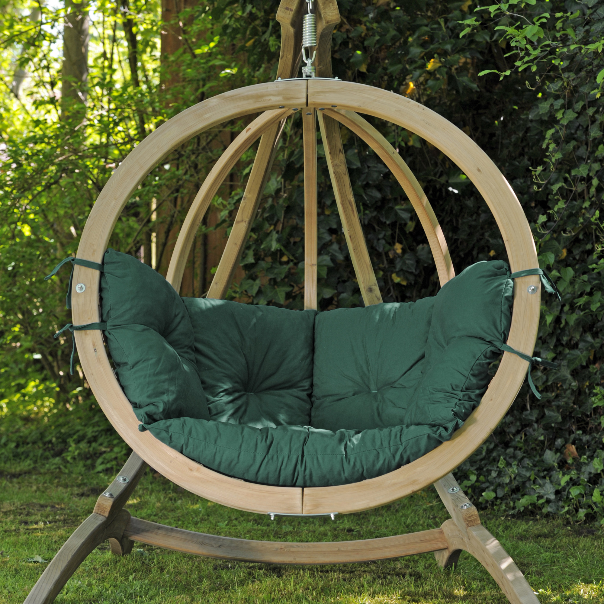 Globo Verde Hanging Chair & Stand Set - Image 2