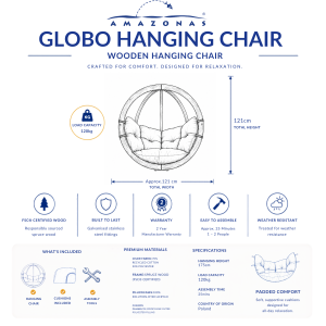 Globo Hanging Chair Taupe - Image 9